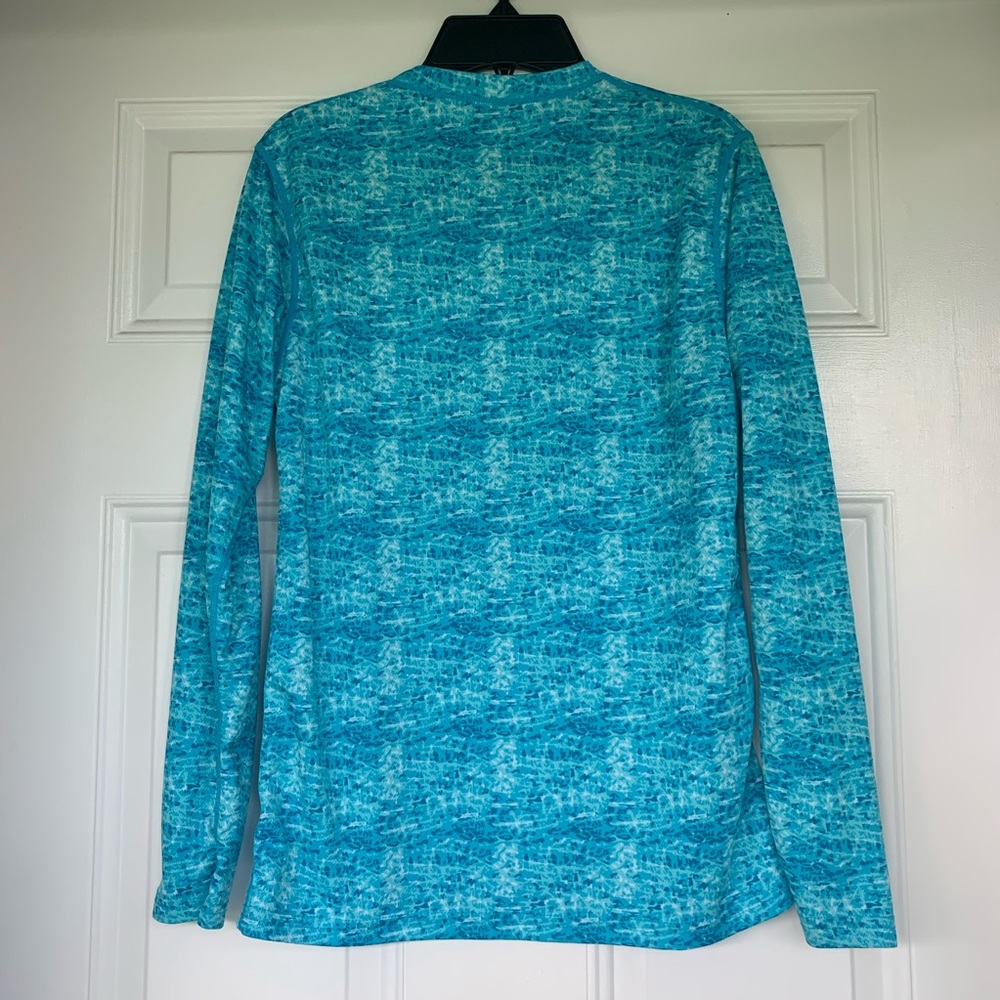 Champion C9 Turquoise Long Sleeved Top-size XL - Picture 3 of 5